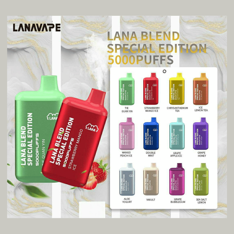 LANA 5000口拋棄式電子煙 | 拉娜一次性電子菸推薦 MESH 線圈 | 台灣現貨 7-11 到付:圖片 2