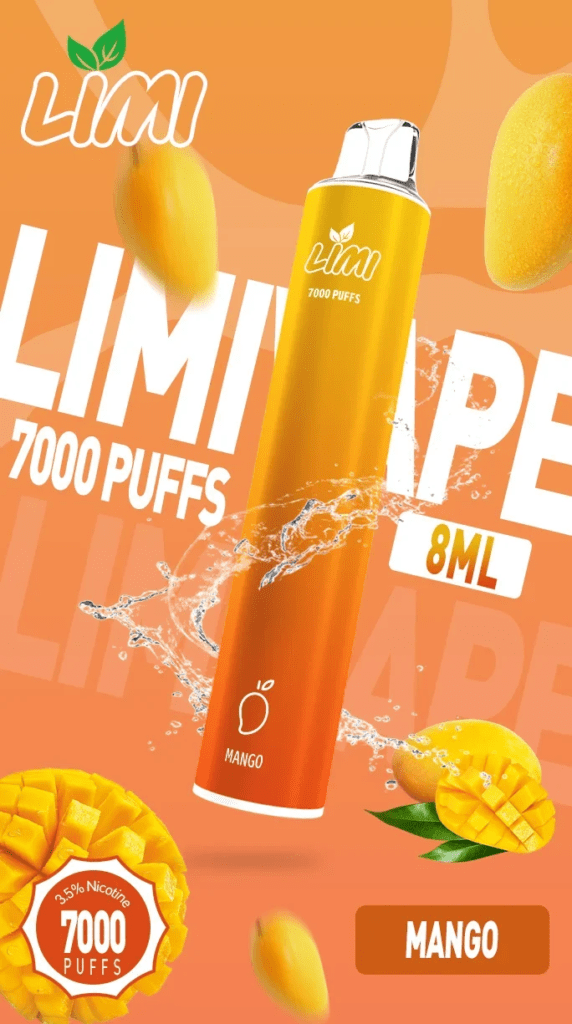 limi7000_拋棄式電子煙_芒果風味